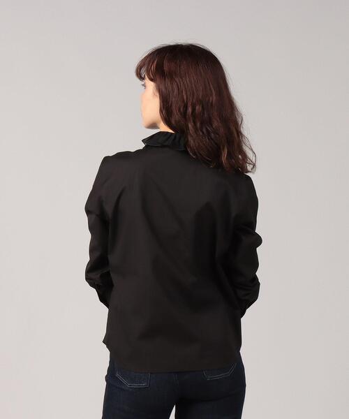 agnes b.（アニエスベー）の「UQ25 ラッフルブラウス（シャツ/ブラウス