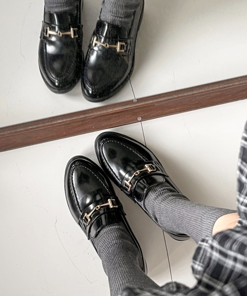 セール】《#極軽》超軽量 マニッシュ ビット ローファー 7636/6436