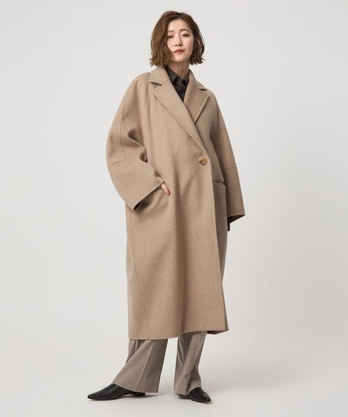 conte＞ダブルブレスト リバーコート（チェスターコート）｜conte