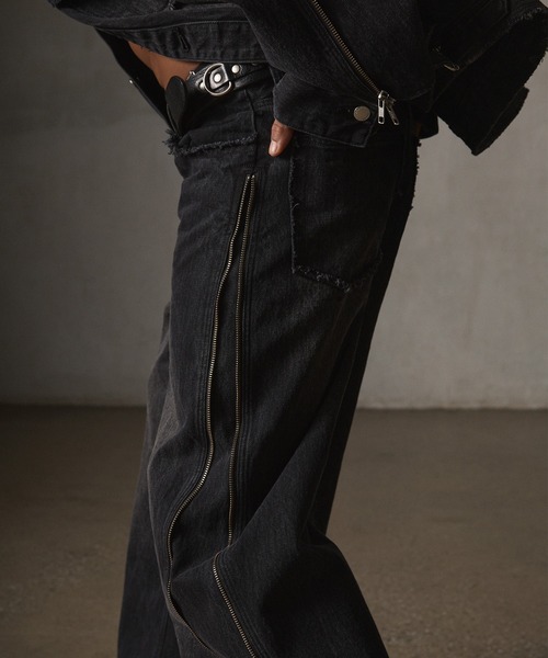 GRANCY（グランシー）の「【GRANCY】ZipDesign Buggy DenimPants