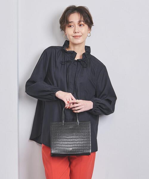 UNITED ARROWS（ユナイテッドアローズ）の「P フリルカラー ブラウス