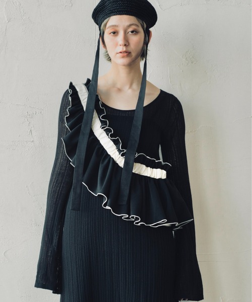 DORA MELLOW【ﾄﾞｰﾗﾒﾛｳ】フリルバッグ（ボディバッグ/ウエストポーチ