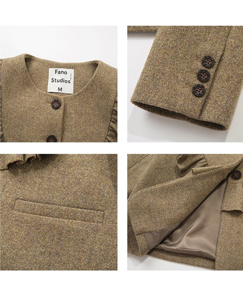 Fano Studios（ファノ ストゥディオズ）の「フリルカラーウール