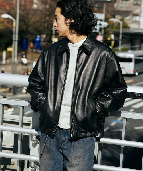 セール】《追加》SKOOKUM / スクーカム 別注 シープレザー ジップ