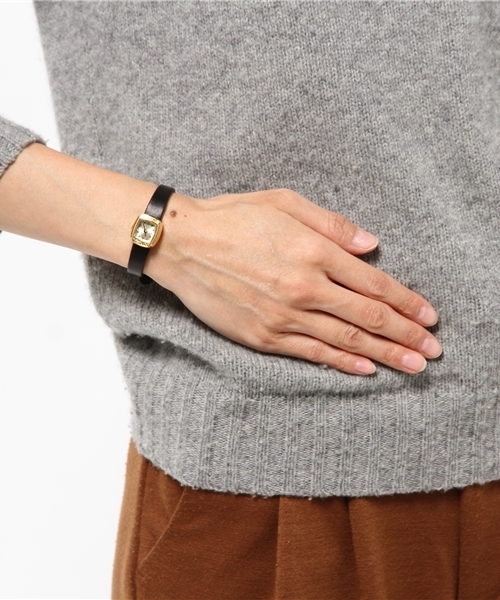 agete（アガット）の「カメレオンウォッチ革ベルト 【AGETE41YG時計