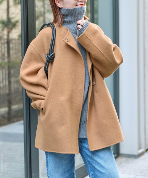 Spick & Span（スピックアンドスパン）の「リバーオープンカラーミドル