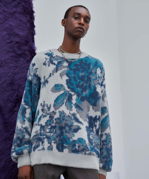 HARE（ハレ）の「フラワーSOFTシャギープルオーバー(HARE)（ニット