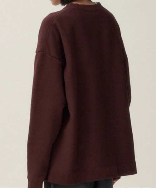 ATON (エイトン)NATURAL DYE URAKE | OVERSIZED SWEAT SHIRT