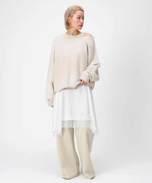 レースドッキングキャミワンピース（ワンピース）｜AP STUDIO