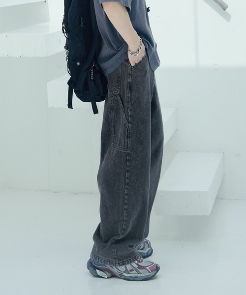 ADAMASTE（アダマスト）の「13オンスルーズシルエットペインターデニム