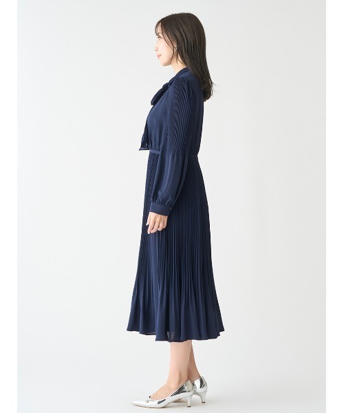 CELFORD（セルフォード）の「ボウタイプリーツワンピース（ワンピース
