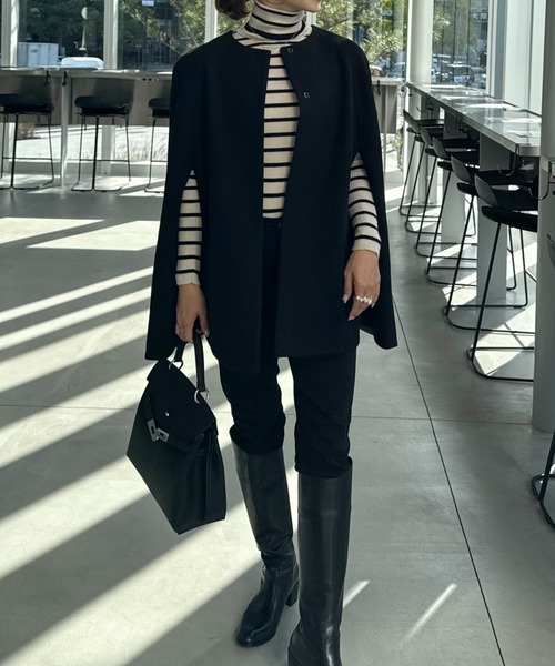 INTER FACTORY（インターファクトリー）の「Ran - ノーカラーケープ