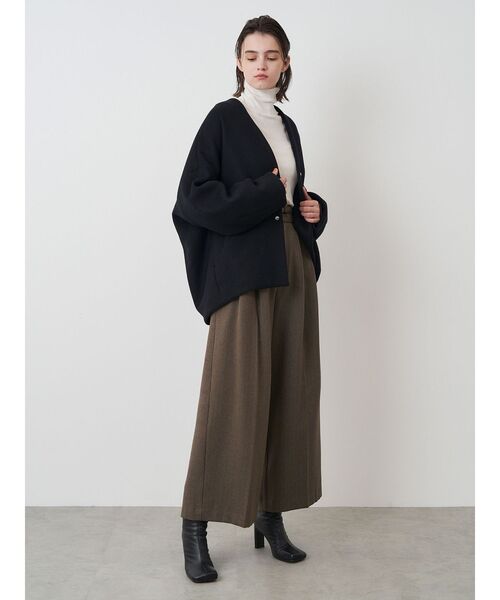 ELENDEEK（エレンディーク）の「フォルムショートウールコート（ノー