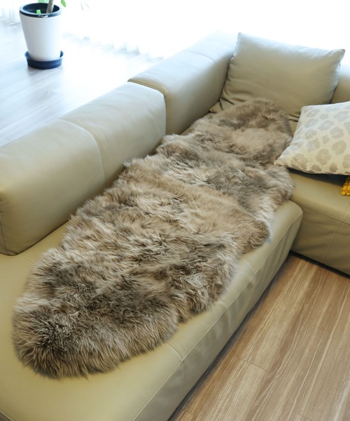 ムートンラグ 200x200cm 【公式通販】