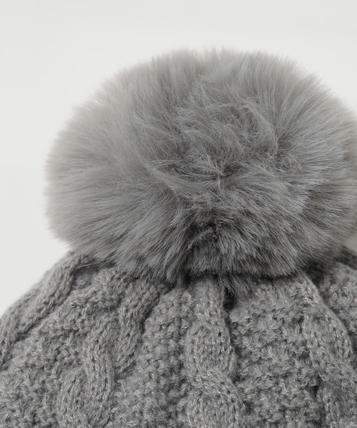 ボンボン ケーブルニットワッチ / Bonbon cable knit watch / ボンボン