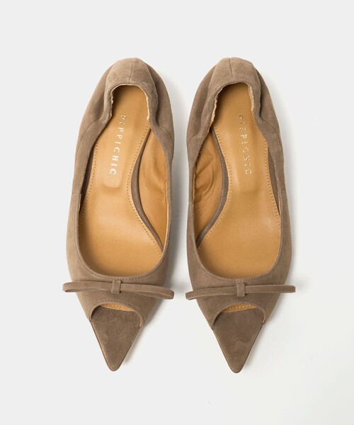 一部別注】＜PIPPICHIC＞CHRISTEL リボン パンプス（パンプス