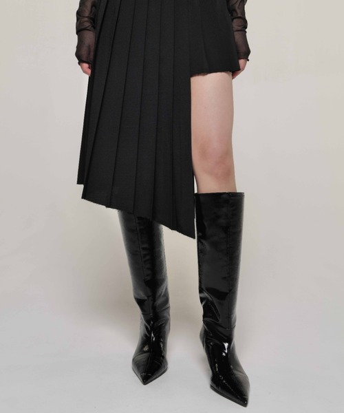 セール】BUCKLED LONG BOOTS/バックルロングブーツ（ブーツ）｜JOSE