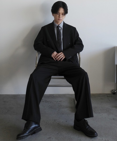 HIGH TWIST PE DOUBLE SUIT（スーツセット）｜WYM LIDNM（ウィム バイ