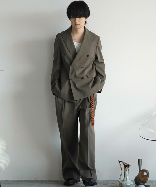 HIGH TWIST PE DOUBLE SUIT（スーツセット）｜WYM LIDNM（ウィム バイ