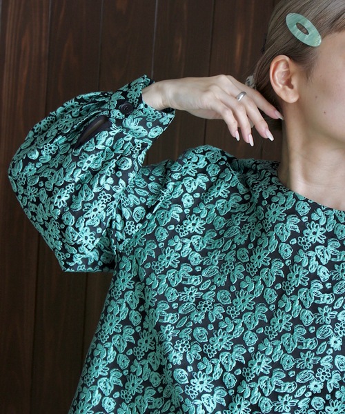 SANSeLF（サンセルフ）の「ジャガードフラワードレス【SANSeLF