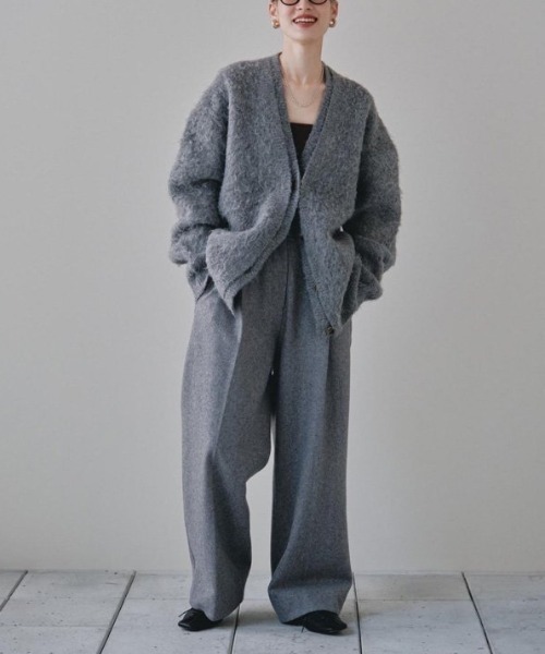 TODAYFUL（トゥデイフル）の「TODAYFUL Brashed Vneck Cardigan