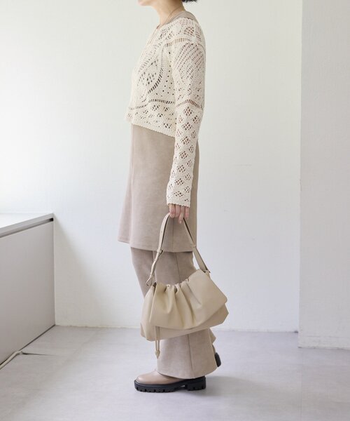 セール】レザーフラップショルダーバッグ（ショルダーバッグ）｜ear