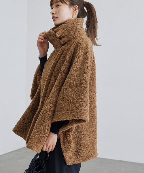 FRAMeWORK（フレームワーク）の「ボアポンチョコート（ブルゾン）」 - WEAR