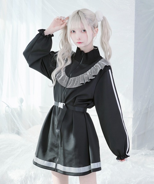 Pal elfy（パルエルフィー）の「ジャージワンピース（ワンピース