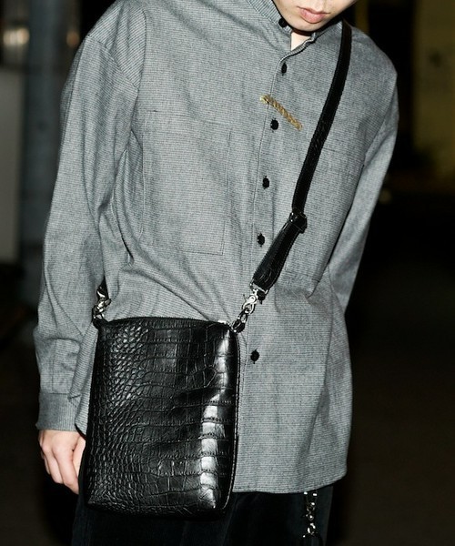 KAIKO（カイコー）の「KAIKO LEATHER SHOULDER BAG CROCODILE
