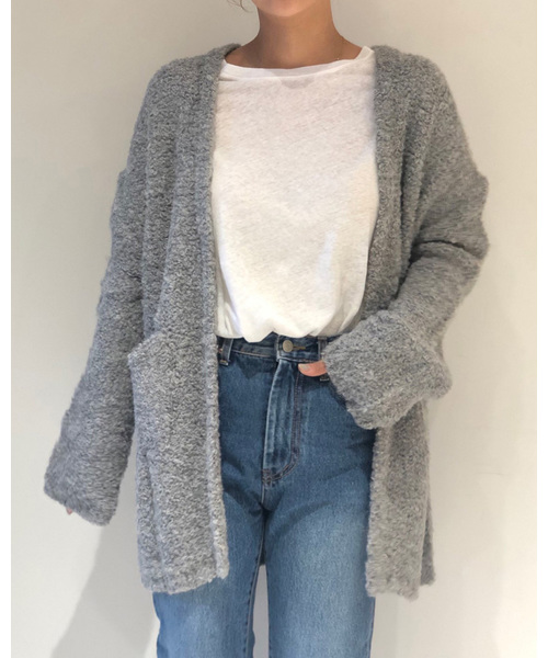 TODAYFUL（トゥデイフル）の「ブークレニットカーディガン