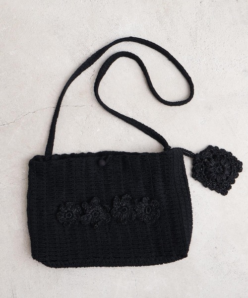 handcraft かぎ針編みのようなミニバッグ（ショルダーバッグ）｜I am I