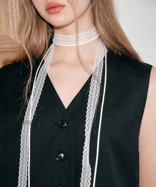 MASHIRO】レースロングチョーカー（MA/EK177）（チョーカー）｜MASHIRO