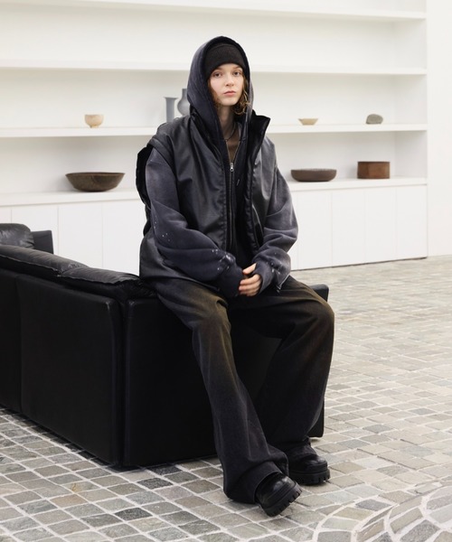 soerte（ソエルテ）の「2way high neck down jacket / 2wayハイネック