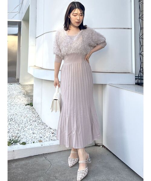 MERCURYDUO（マーキュリーデュオ）の「2WAYフェザードッキングニット