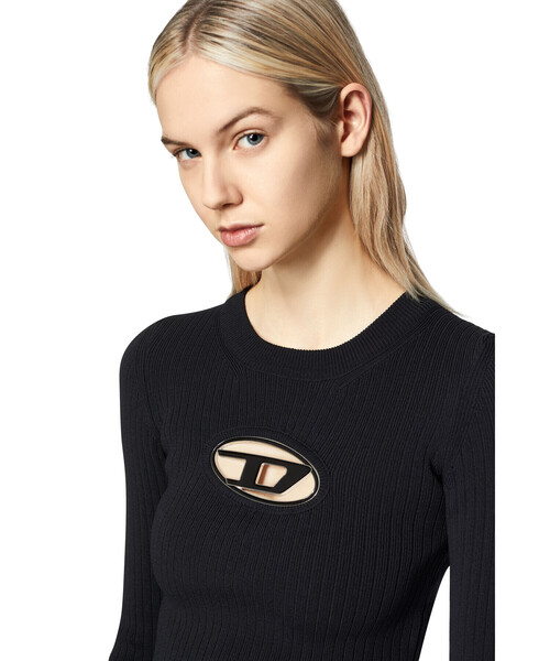 DIESEL（ディーゼル）の「レディース 長袖トップス リブ アイコニック