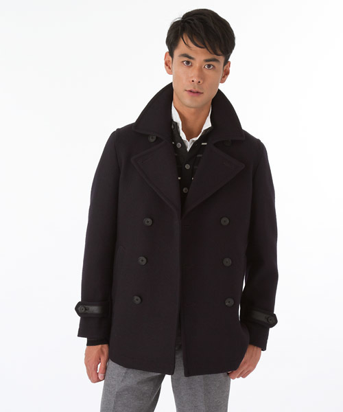 JOSEPH HOMME（ジョゼフオム）の「ソフトメルトンPコート（ピーコート