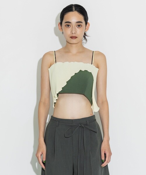 kotohayokozawa/コトハヨコザワ】フィーリングウェーブキャミソール