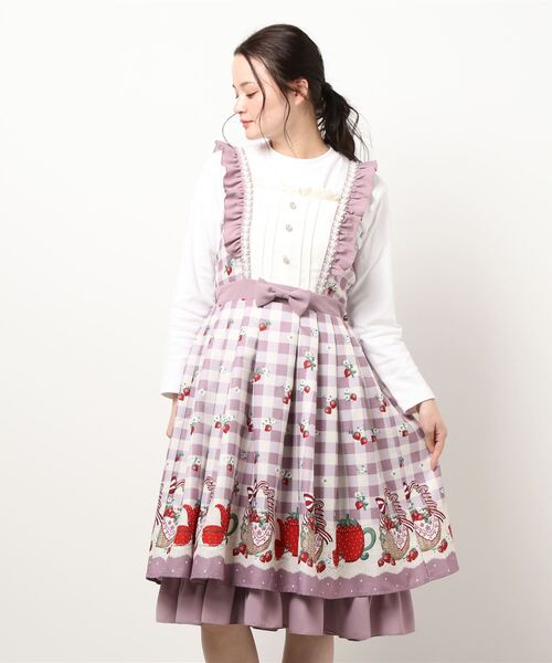 axes femme（アクシーズファム）の「ベリーズピクニックジャンスカ