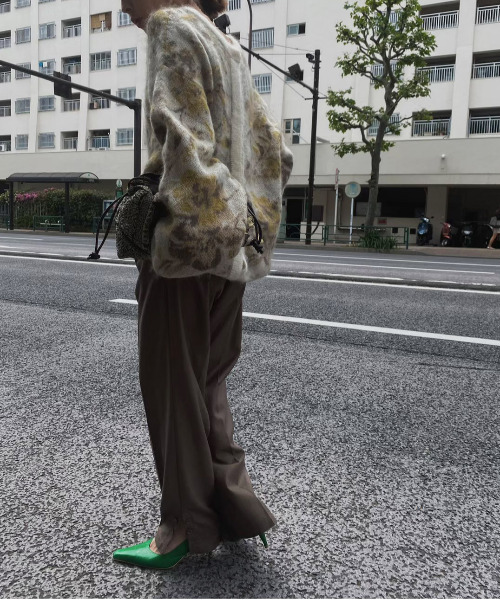 Ameri（アメリ）の「3WAY NOSTALGIC RUG KNIT（ニット/セーター）」 - WEAR