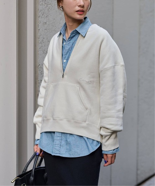 ≪追加≫Champion/チャンピオン 別注ハーフZIPリバースウィーブ11.5oz