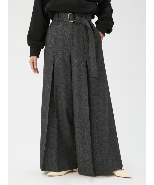 FRAY I.D（フレイアイディー）の「ハイウエストベルトデザインワイド