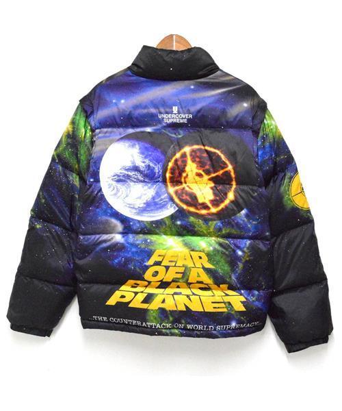 ブランド古着】パブリックエネミー総柄ダウンジャケット Public Enemy