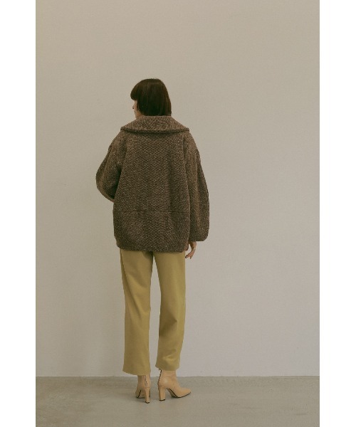 セール】COCOON LINE SHORT COAT（その他アウター）｜MANOF（マノフ