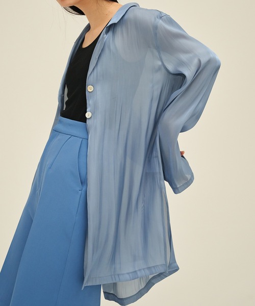 ENOF（イナフ）の「ユニセックス オーバーサイズスウェードシャツ