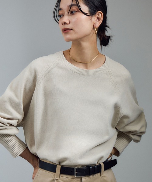 クロップドプルオーバー-CreamyCotton /クリーミーコットン