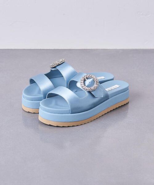 UNITED ARROWS（ユナイテッドアローズ）の「サテンビジュー ミュール