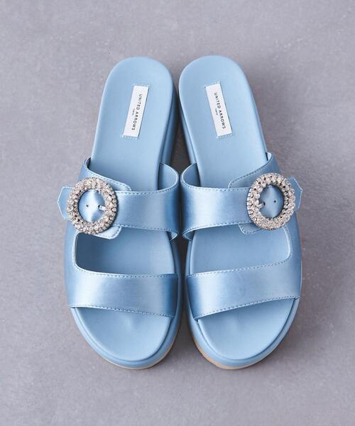 UNITED ARROWS（ユナイテッドアローズ）の「サテンビジュー ミュール