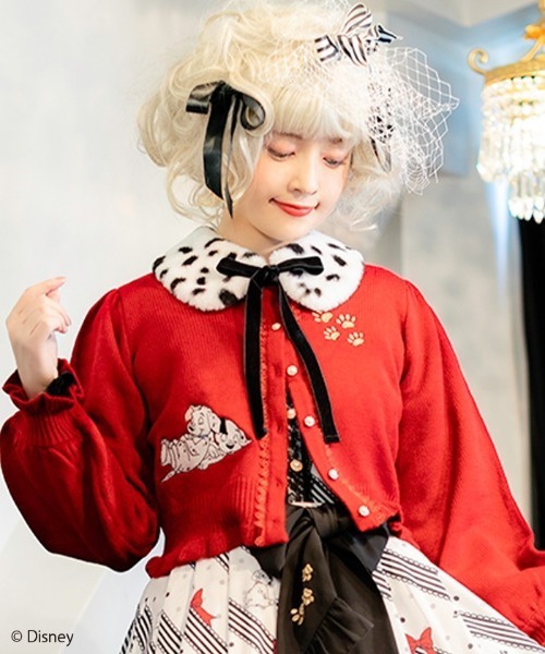 axes femme（アクシーズファム）の「101匹わんちゃん／カーデ