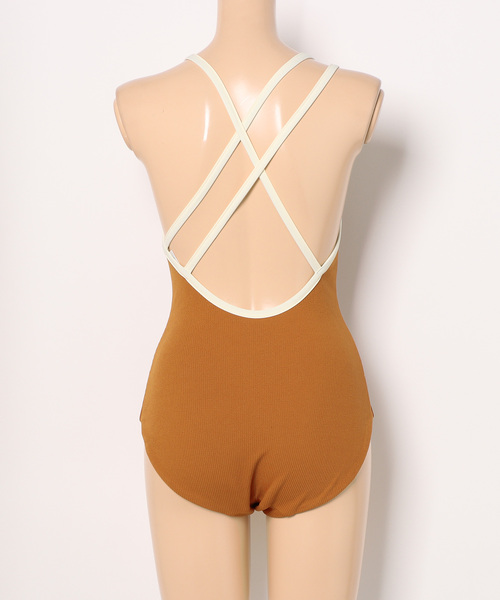 null.（ヌル）の「パイピングSWIMワンピース（水着）」 - WEAR