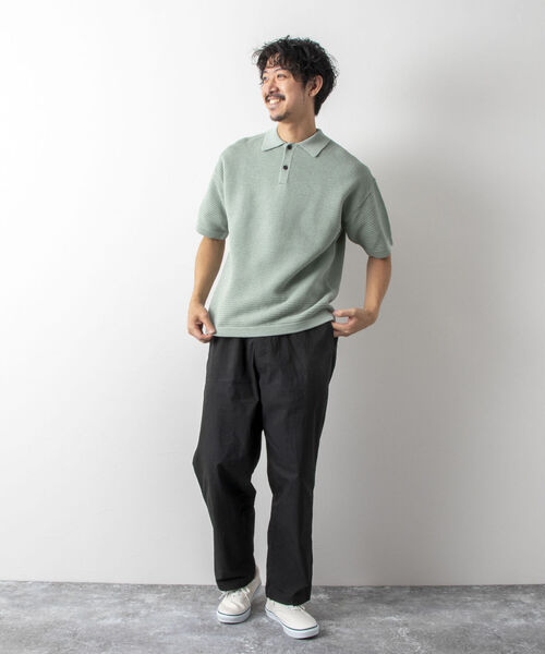 BATONER（バトナー）の「【BATONER/バトナー】THE SUMMER KNIT POLO